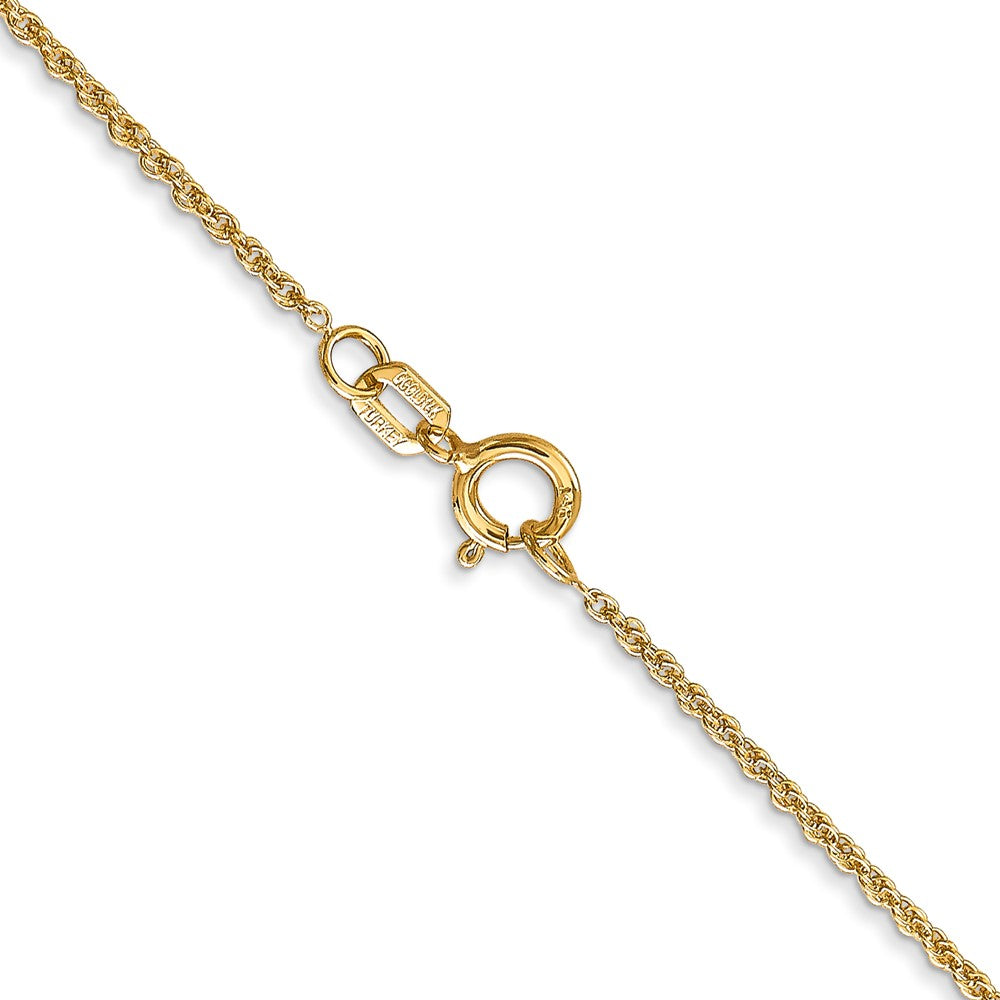 14k 1.1mm Baby Rope Chain (1.05 grams)