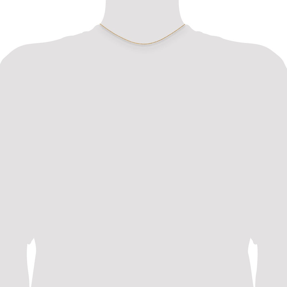 14k 1.1mm Baby Rope Chain (1.05 grams)