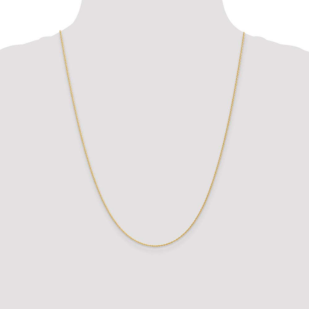 14k 1.1mm Baby Rope Chain (1.05 grams)