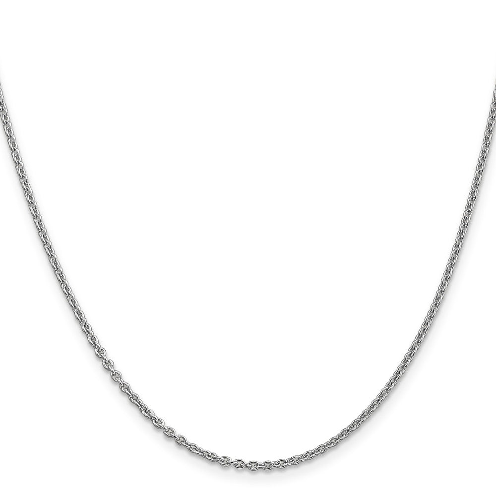 14k WG 1.8mm Forzantine Cable Chain (4.13 grams)