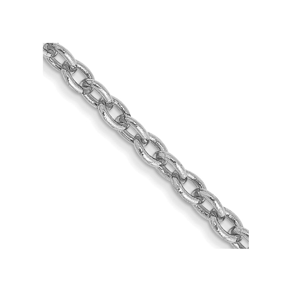 14k WG 1.8mm Forzantine Cable Chain (4.13 grams)