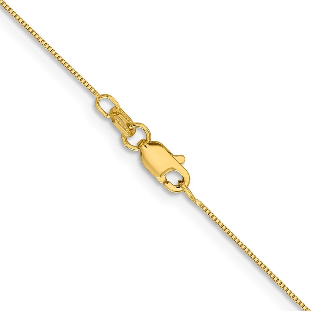 14k .5mm Box with Lobster Clasp Chain (1.02 grams)
