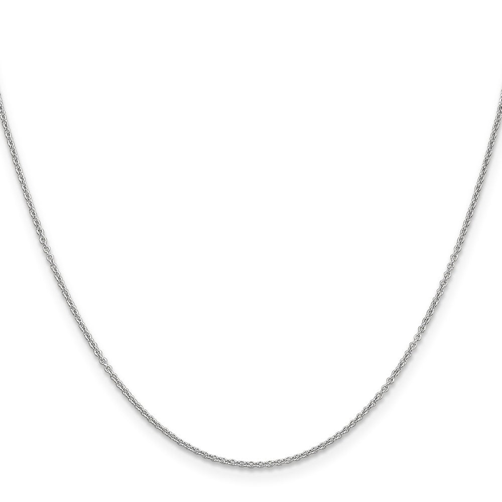 14k WG 1.2mm Cable Chain (1.48 grams)