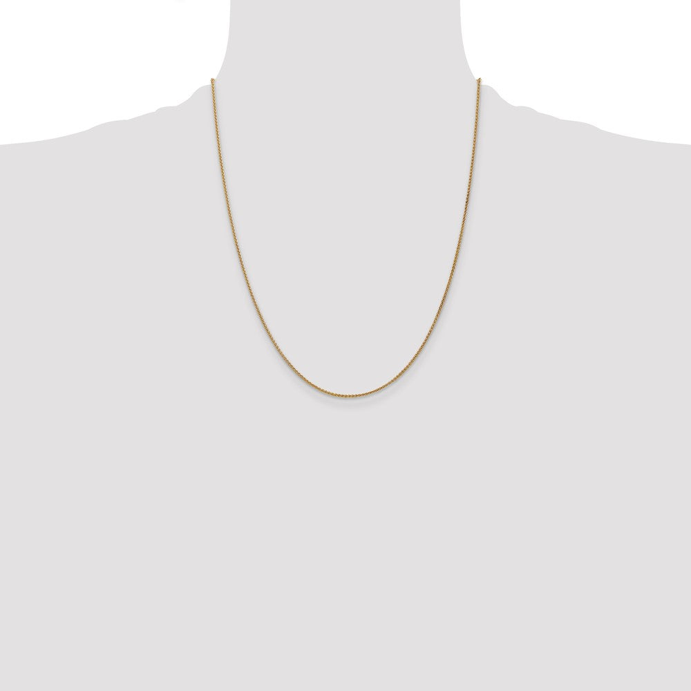 14k 1.25mm Spiga Chain (2.53 grams)