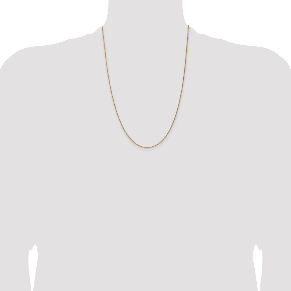 14k 1.25mm Spiga Chain (2.53 grams)