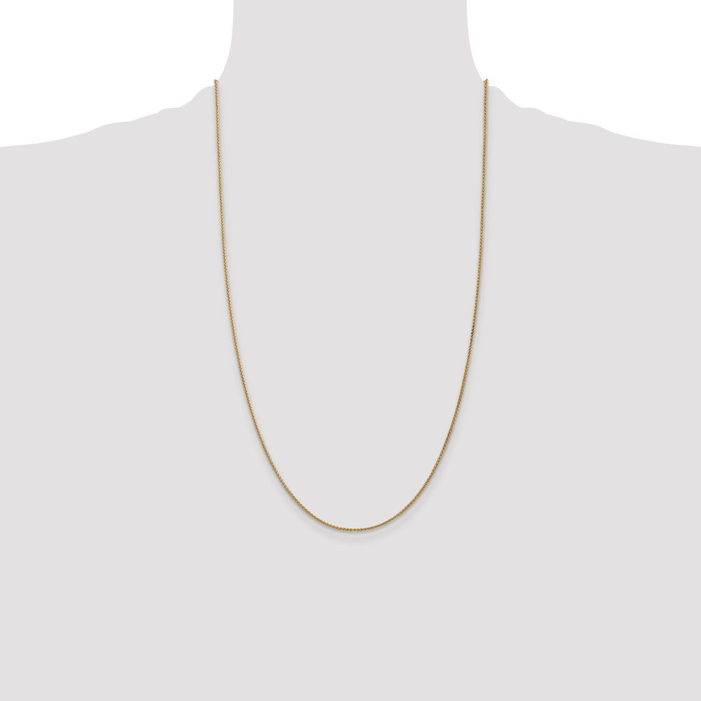 14k 1.25mm Spiga Chain (2.53 grams)