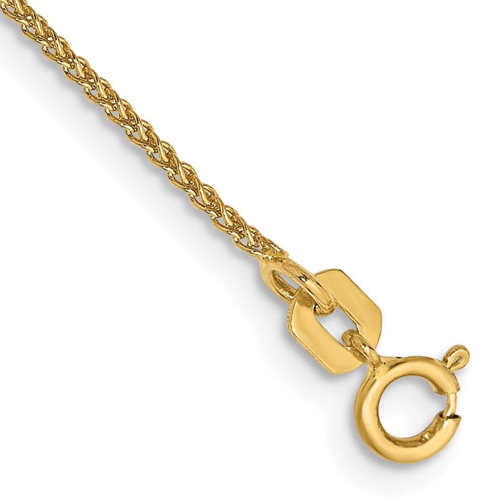 14k 1.05mm Spiga with Spring Ring Clasp Chain Bracelet (0.90 grams)