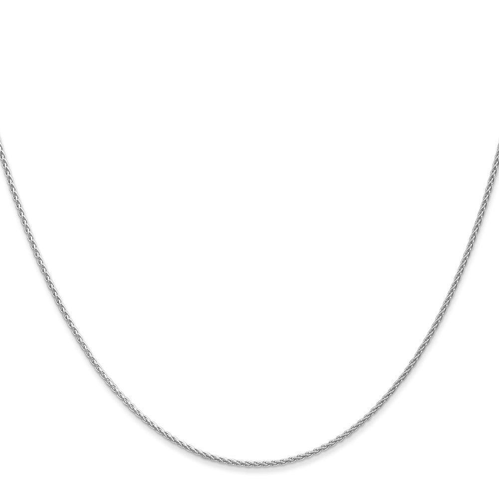14k WG 1.2mm Parisian Wheat Chain (2.12 grams)