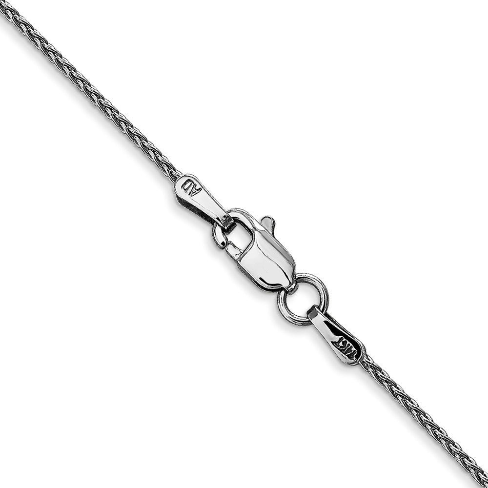 14k WG 1.2mm Parisian Wheat Chain (2.12 grams)