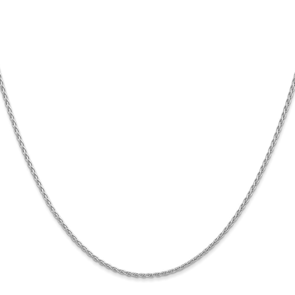 14k WG 1.5mm Parisian Wheat Chain (3.69 grams)