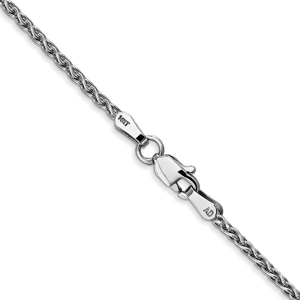 14k WG 1.75mm Parisian Wheat Chain (9.23 grams)