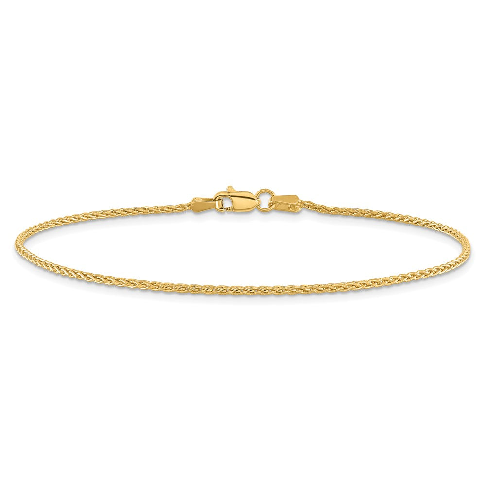 14k 1.5mm Parisian Wheat Chain Bracelet (1.74 grams)