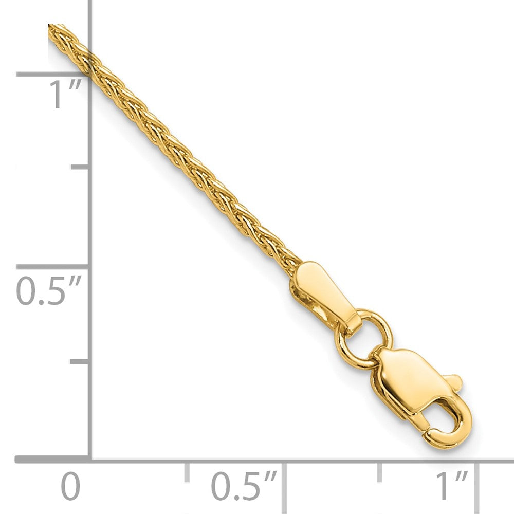 14k 1.5mm Parisian Wheat Chain Bracelet (1.74 grams)