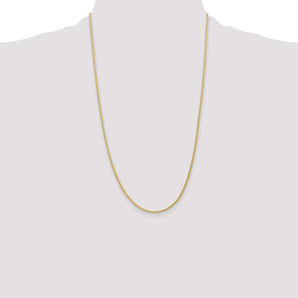 14k 1.75mm Parisian Wheat Chain (5.63 grams)