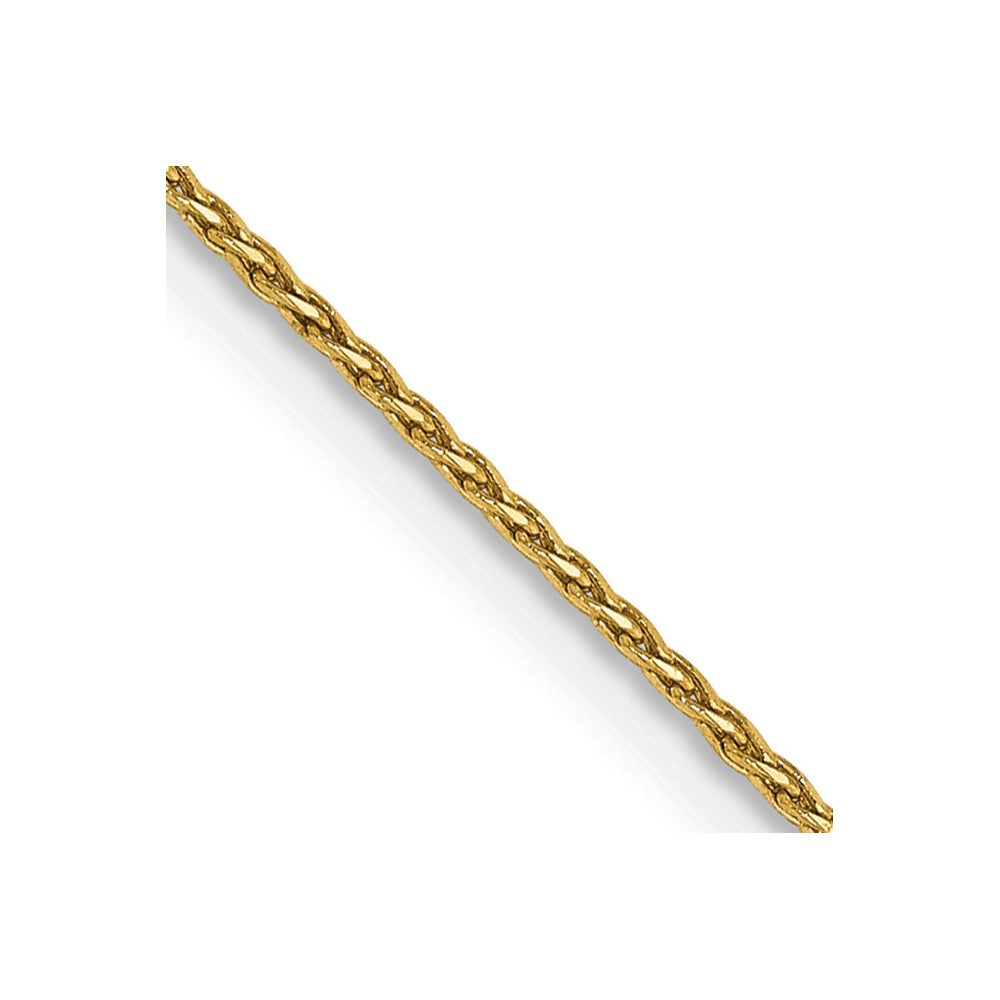 14k .8mm D/C Parisian Wheat Chain (1.61 grams)
