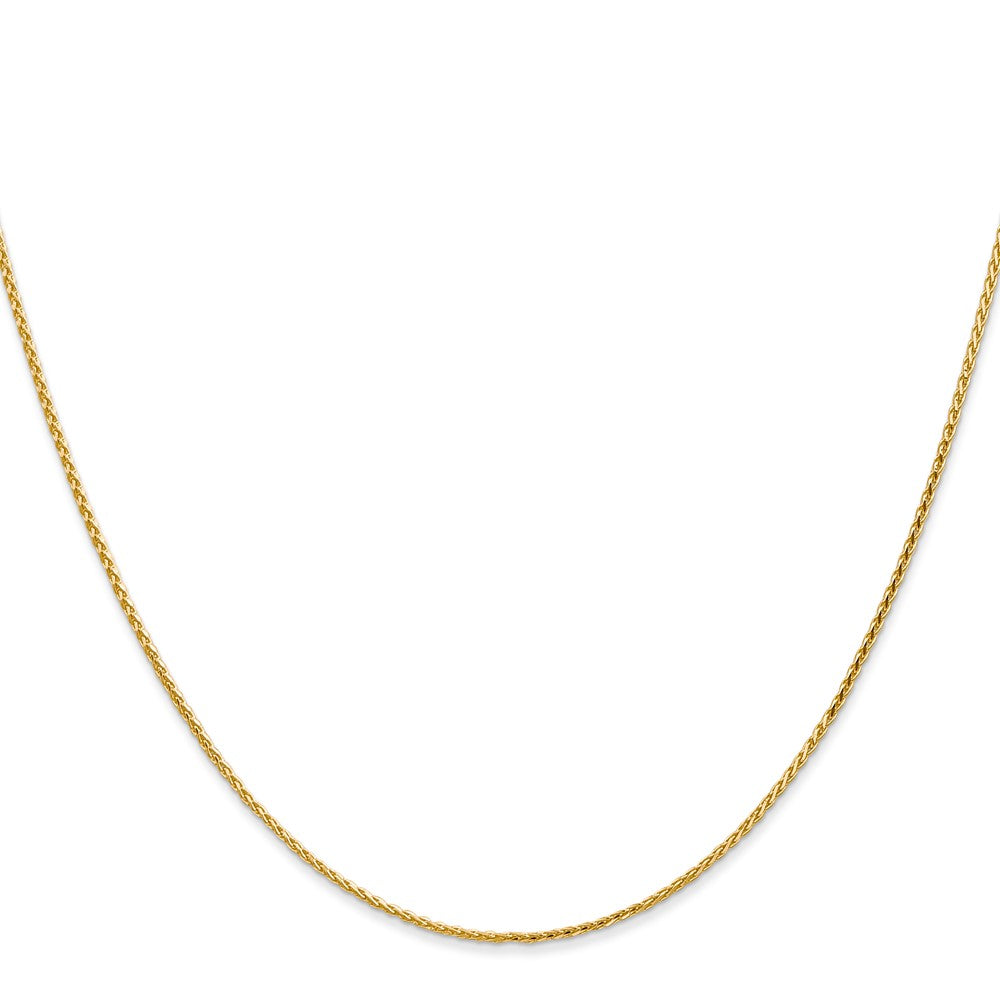 14K 1mm D/C Parisian Wheat Chain (2.21 grams)