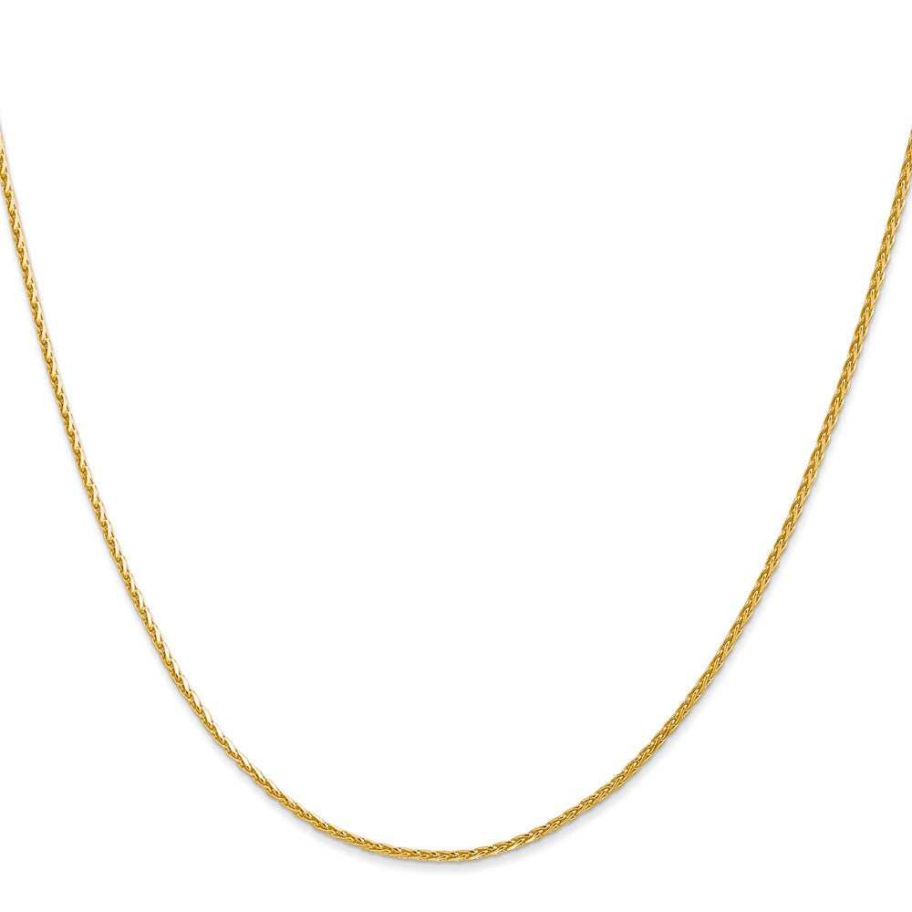 14K 1.4mm D/C Parisian Wheat Chain (4.09 grams)