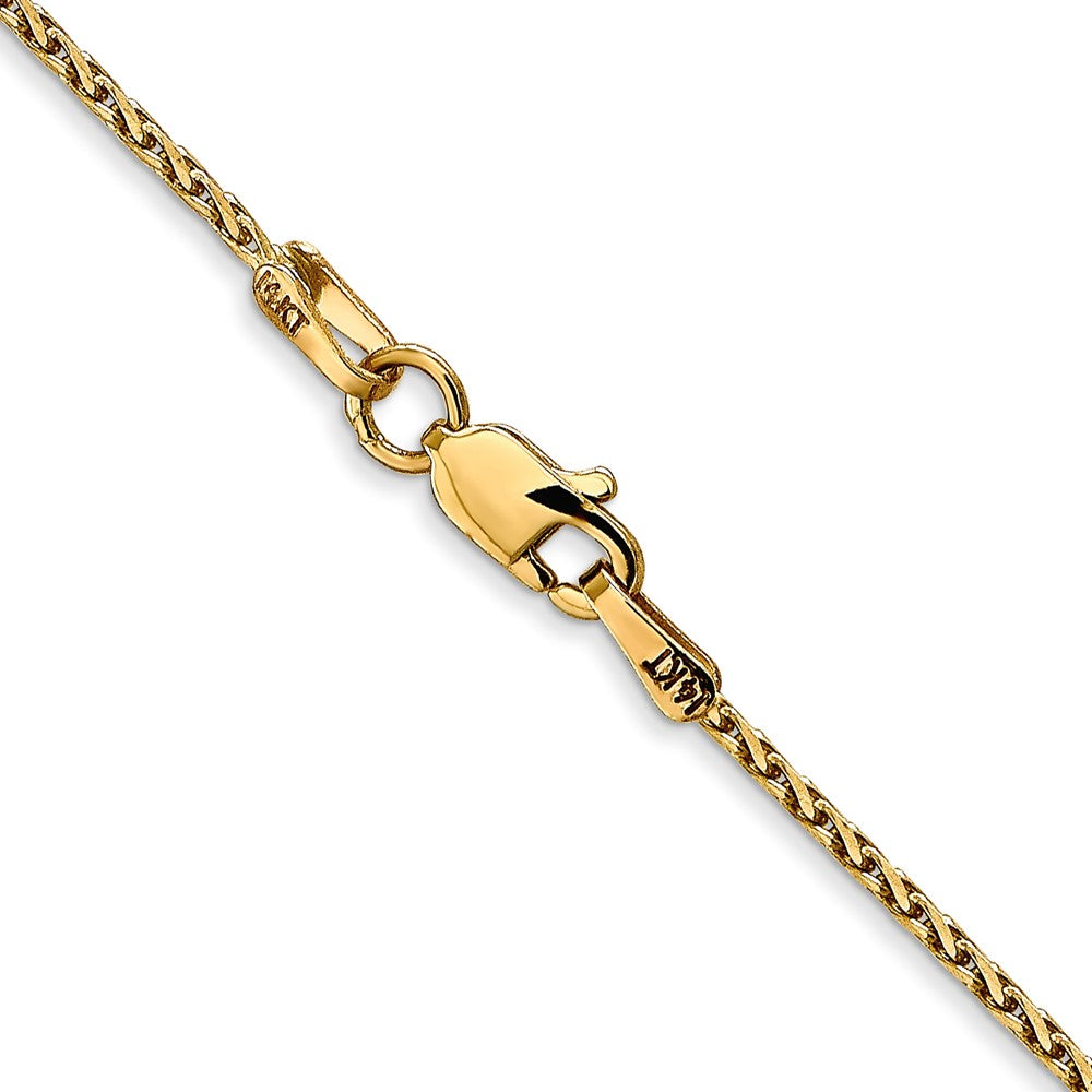 14K 1.4mm D/C Parisian Wheat Chain (4.09 grams)