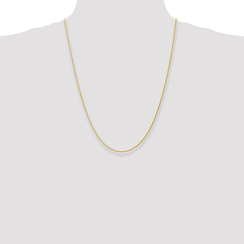 14K 1.4mm D/C Parisian Wheat Chain (4.09 grams)