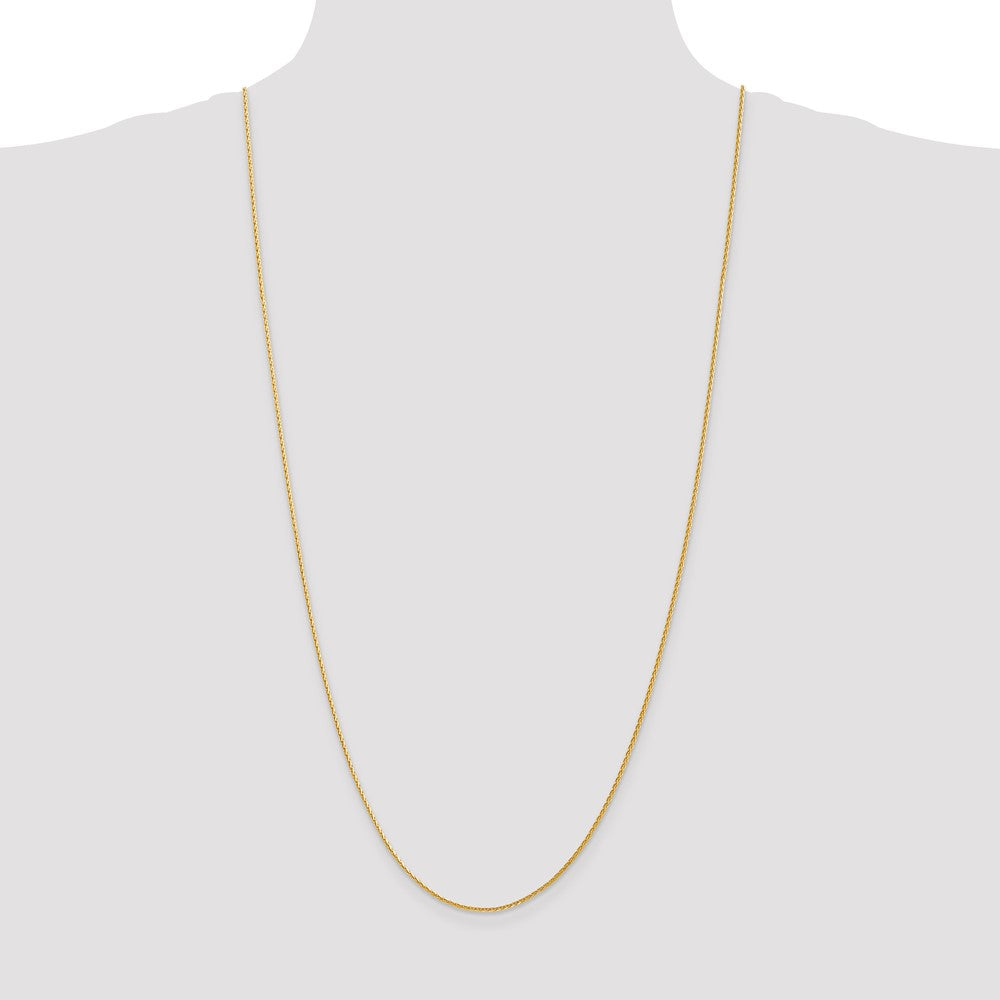 14K 1.4mm D/C Parisian Wheat Chain (4.09 grams)