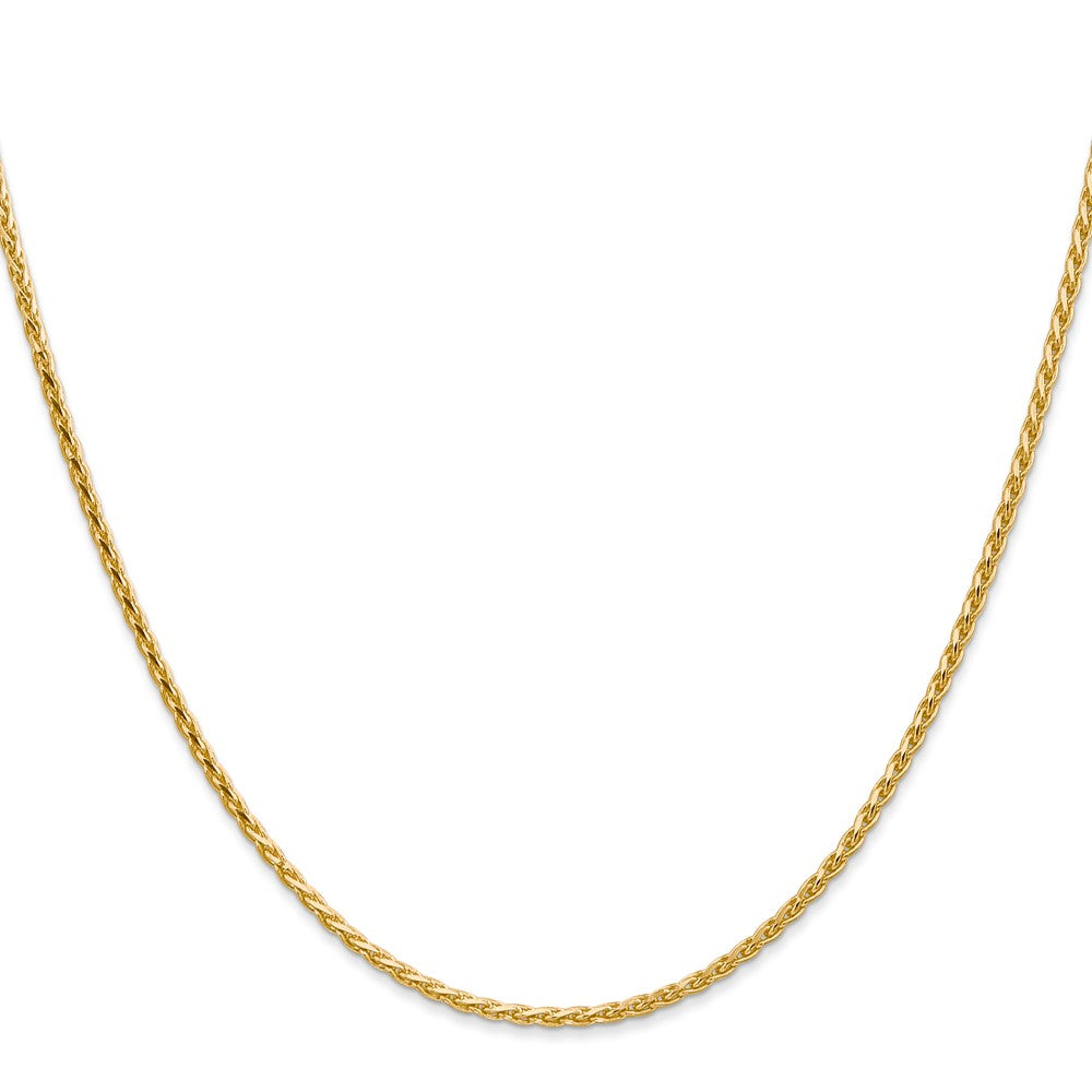 14K 1.6mm D/C Parisian Wheat Chain (5.85 grams)