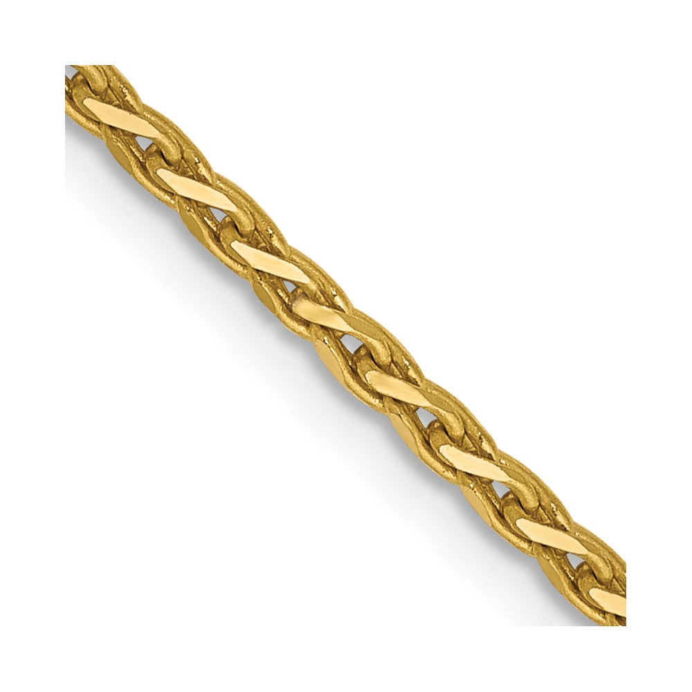 14K 1.6mm D/C Parisian Wheat Chain (5.85 grams)