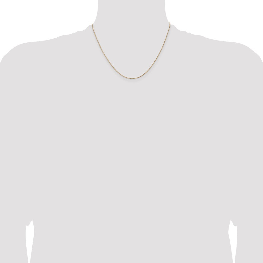 14k .8mm Light-Baby Rope Chain (0.80 grams)