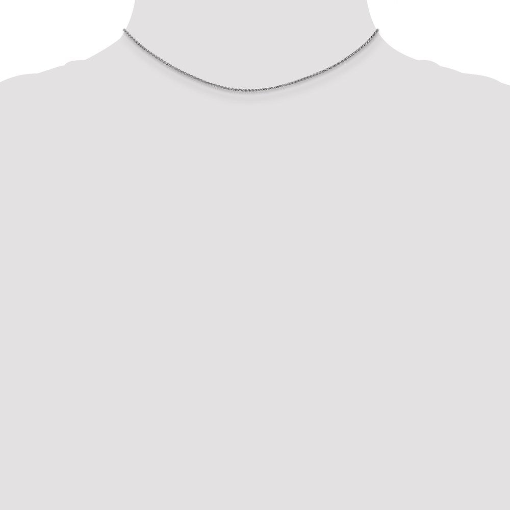 14k WG 1.25mm Spiga Chain (2.56 grams)