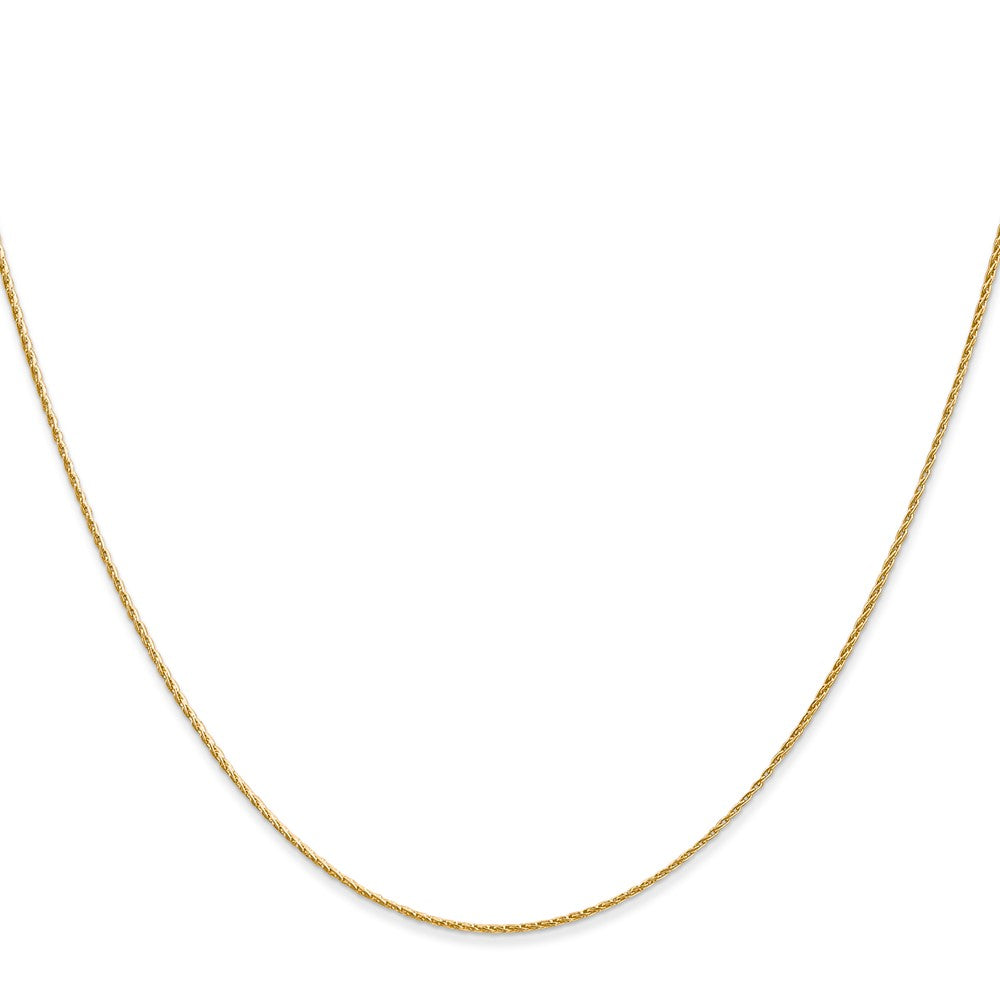 14K .7mm Round Parisian Wheat Chain (1.73 grams)