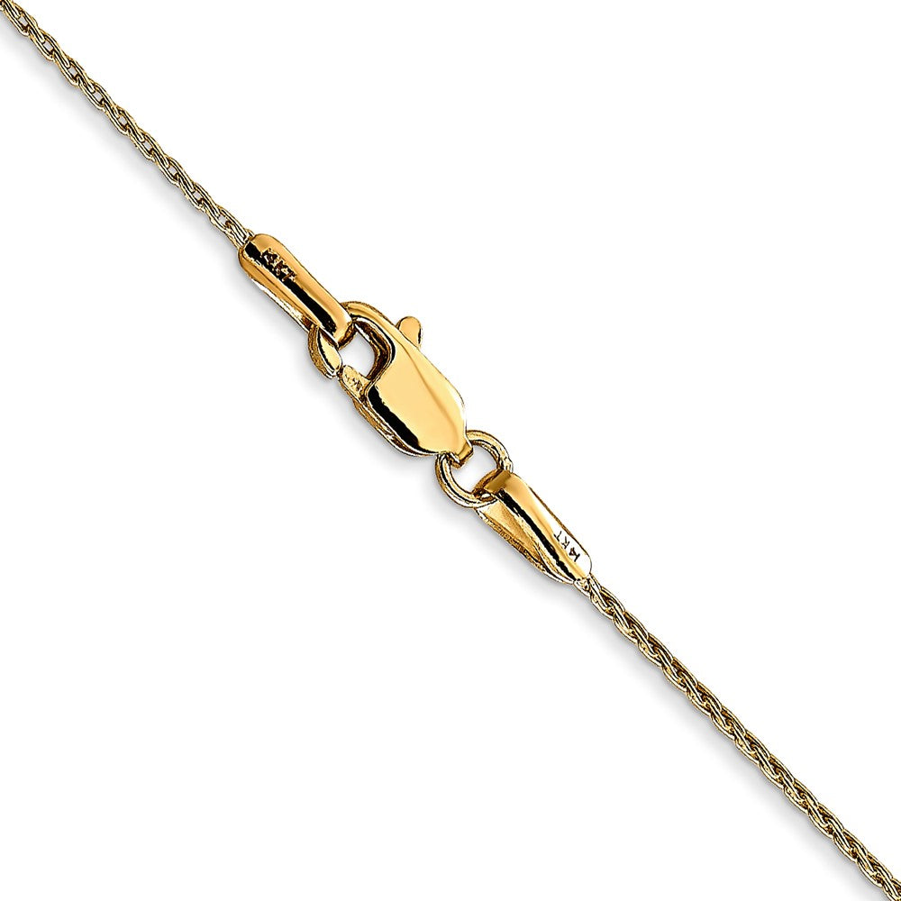 14K .7mm Round Parisian Wheat Chain (1.73 grams)