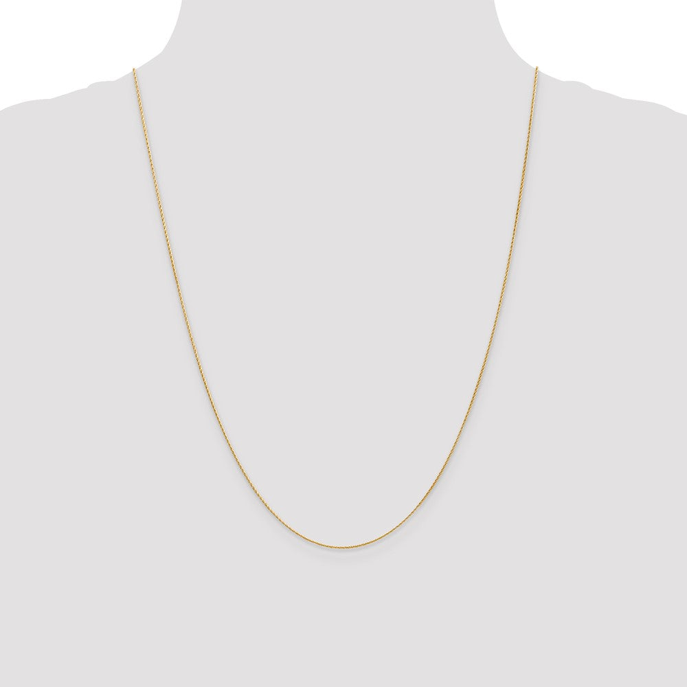 14K .7mm Round Parisian Wheat Chain (1.73 grams)