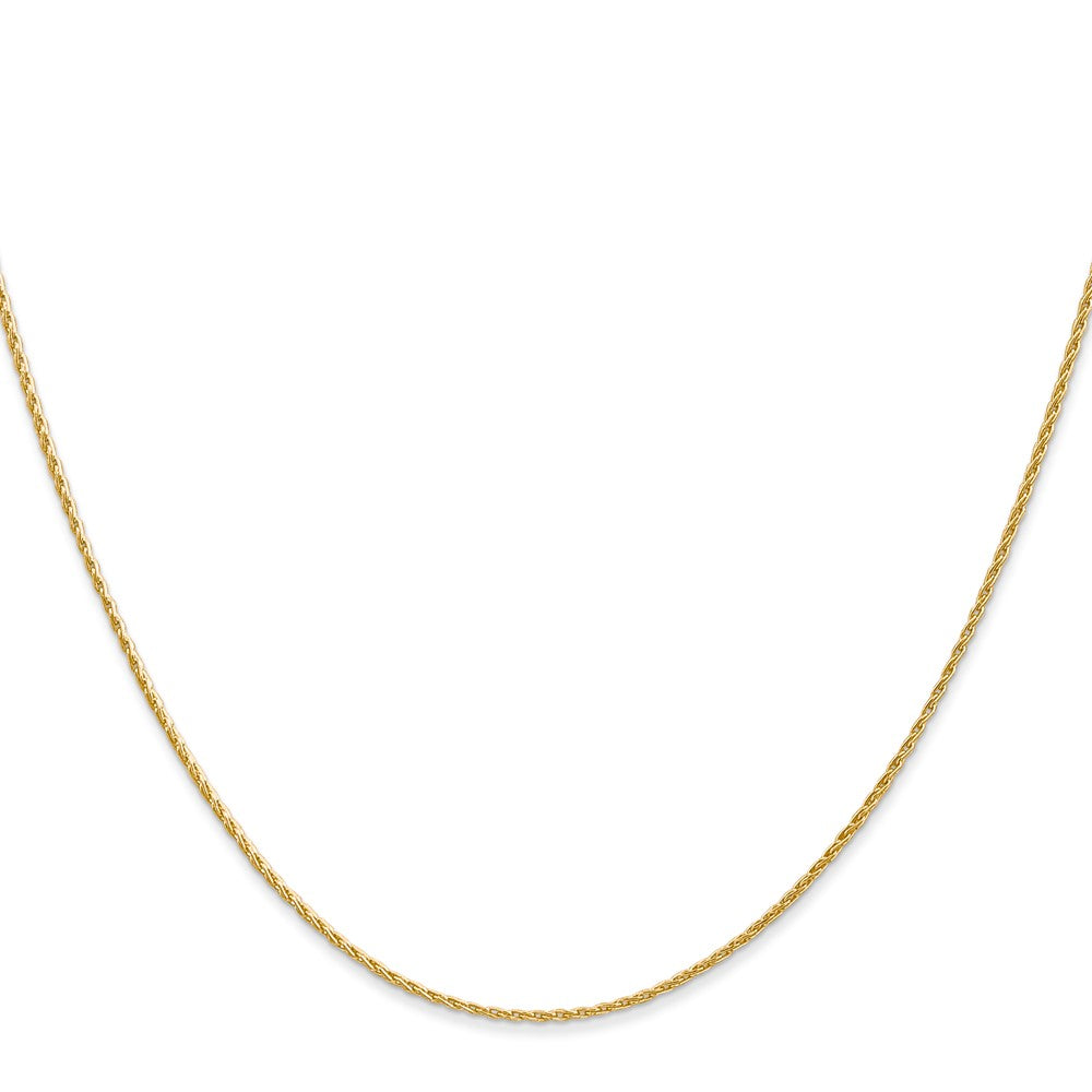 14K 1mm Round Parisian Wheat Chain (2.43 grams)