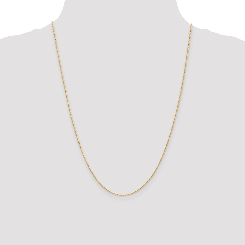 14K 1mm Round Parisian Wheat Chain (2.43 grams)
