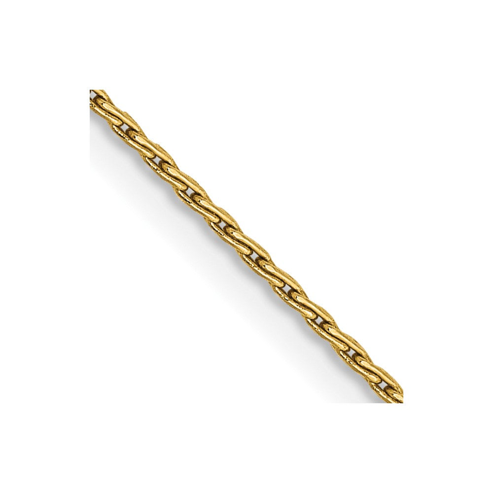 14K 1mm Round Parisian Wheat Chain (2.43 grams)