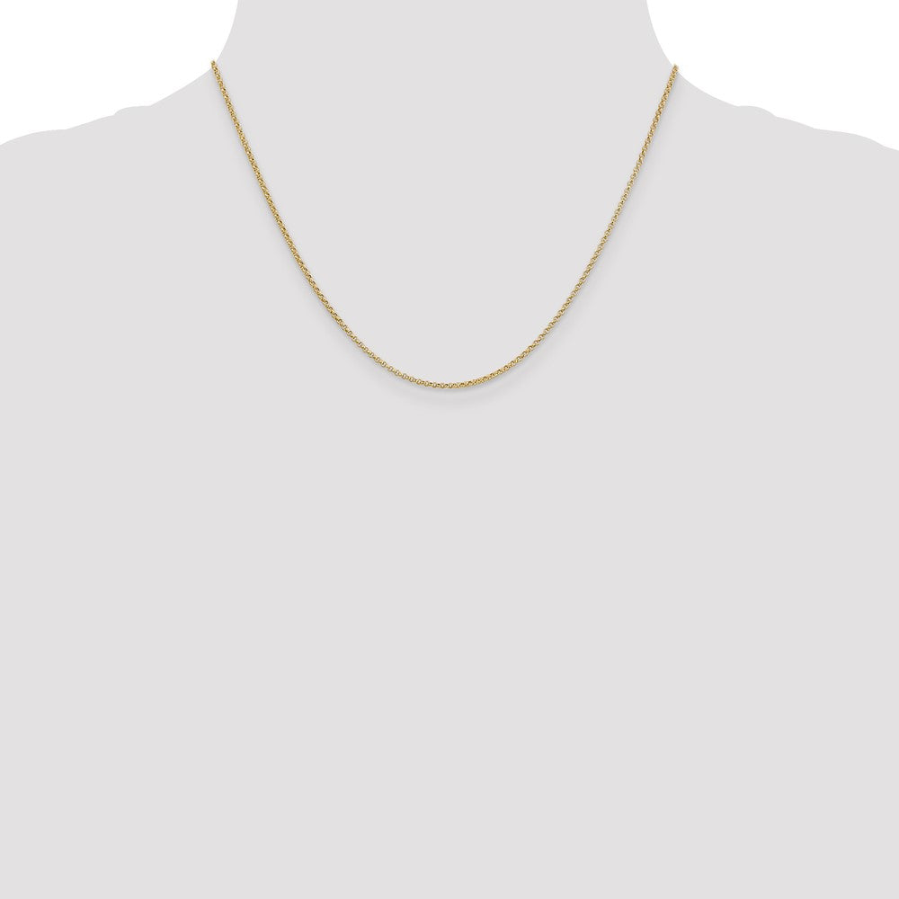 14k 1.55mm Rolo Pendant Chain (2.72 grams)