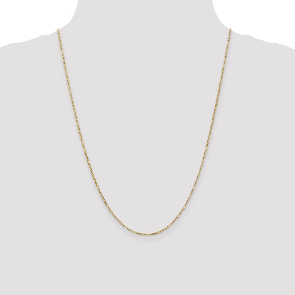 14k 1.55mm Rolo Pendant Chain (2.72 grams)