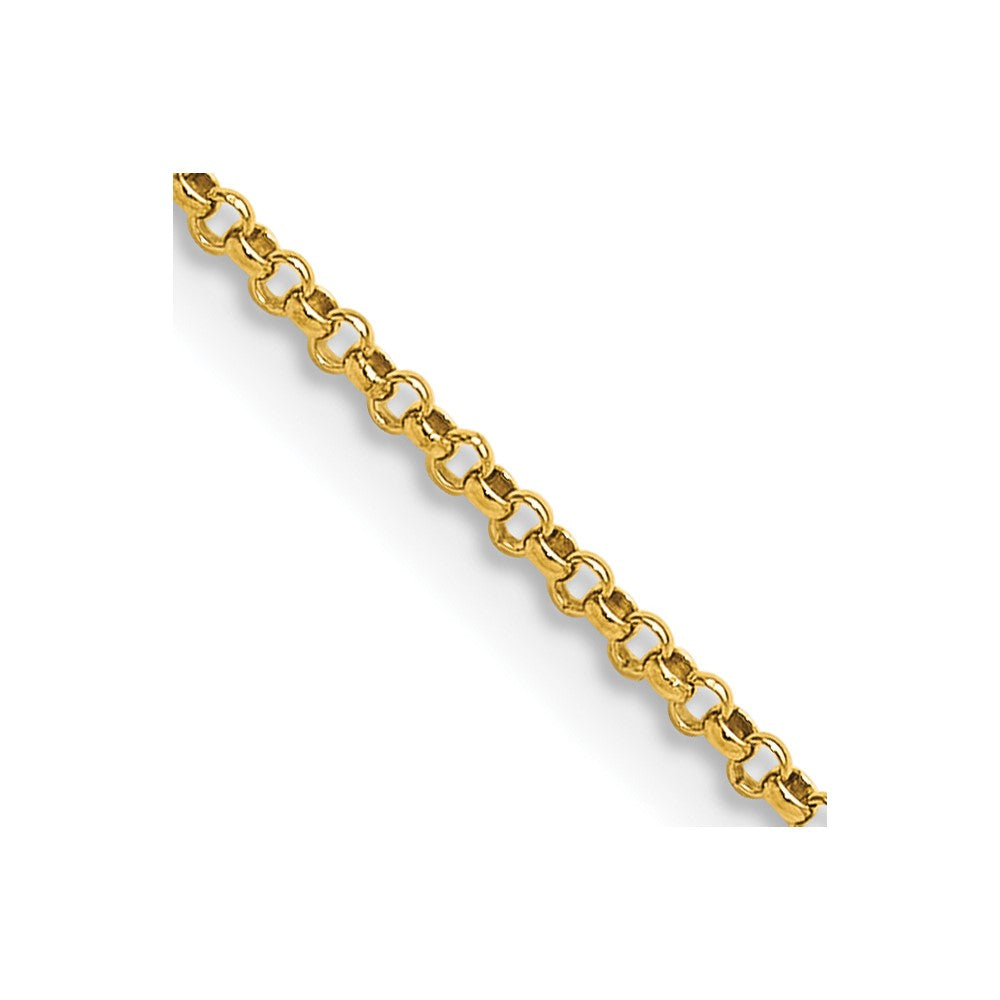 14k 1.55mm Rolo Pendant Chain (2.72 grams)