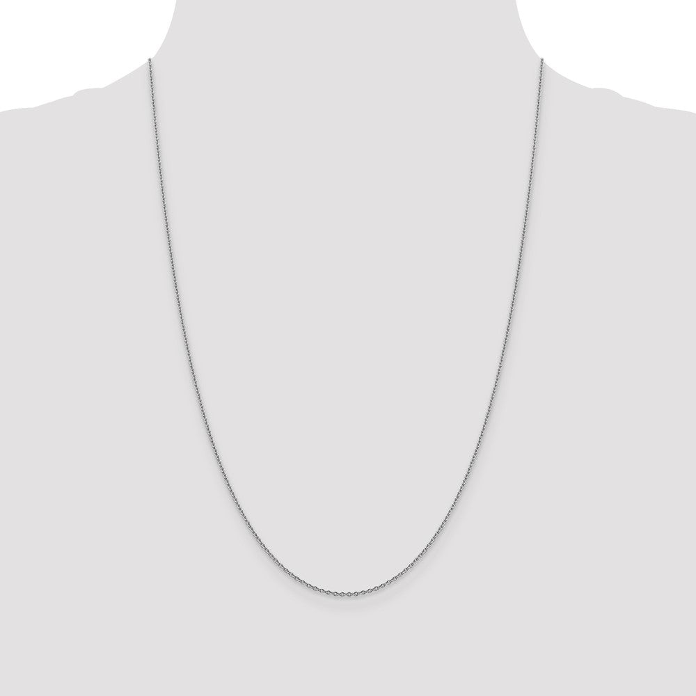 14k WG 1.4mm Forzantine Cable Chain (2.59 grams)