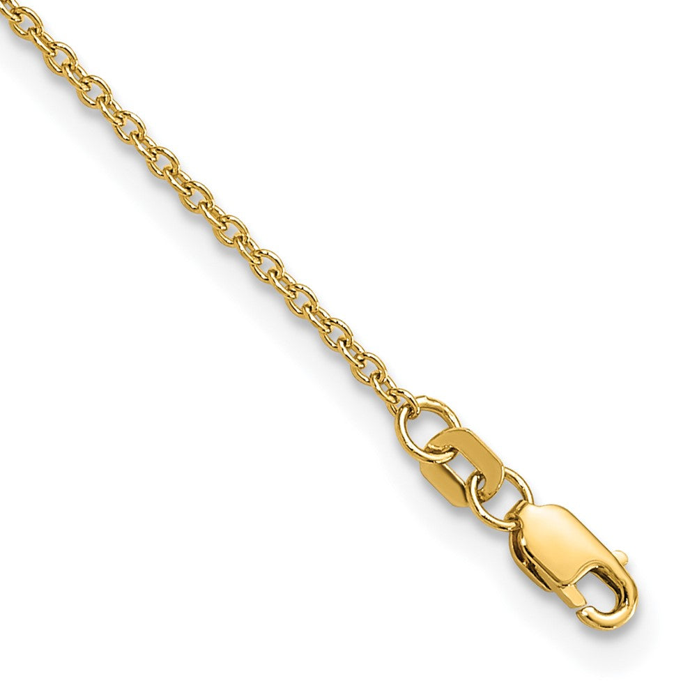14k 1.4mm Forzantine Cable Chain Bracelet (1.65 grams)