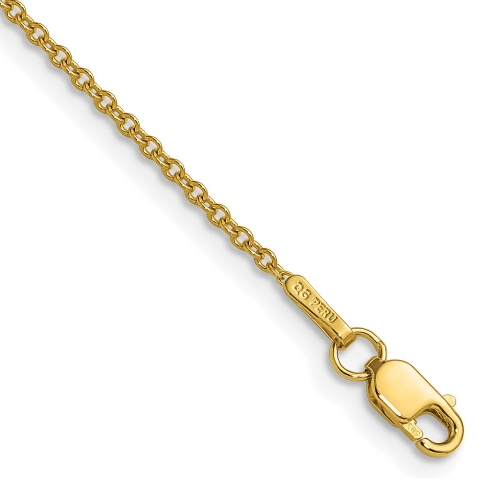14k 1.5mm Cable Chain (2.11 grams)