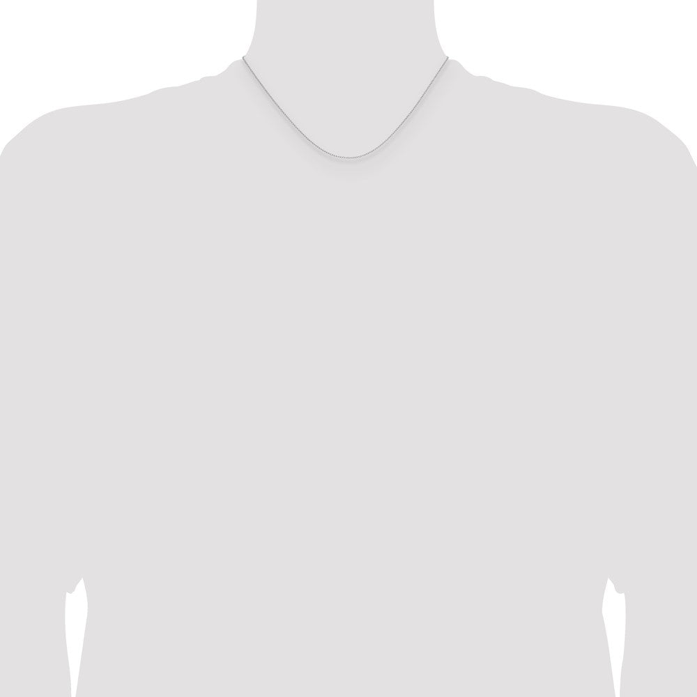 14k WG .8mm Forzantine Cable Chain (1.10 grams)