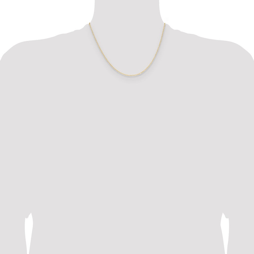 14k .8mm D/C Forzantine Cable Chain (1.09 grams)