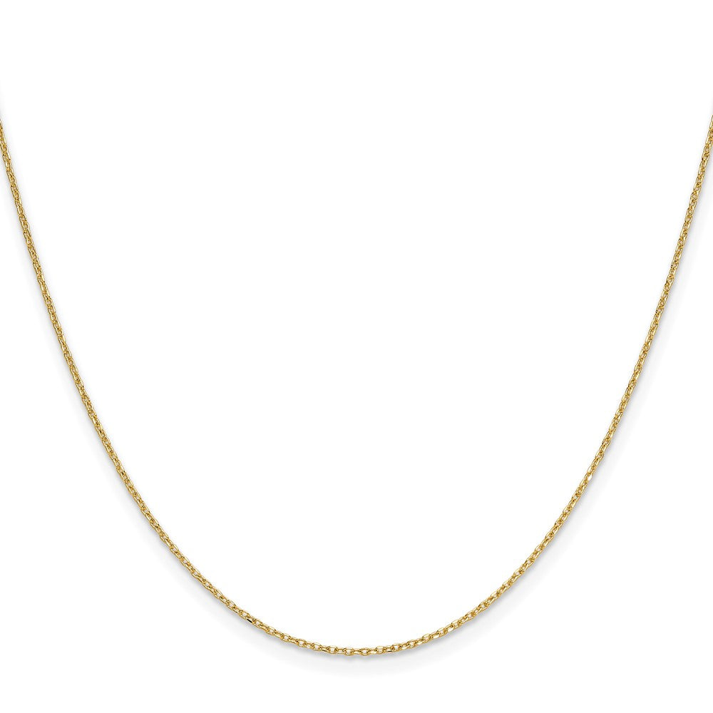 14k 1.0mm D/C Forzantine Cable Chain (1.49 grams)