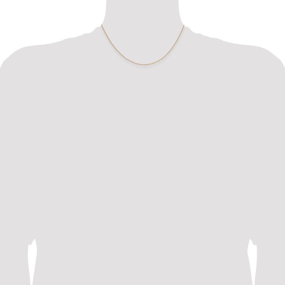 14k 1.0mm D/C Forzantine Cable Chain (1.49 grams)