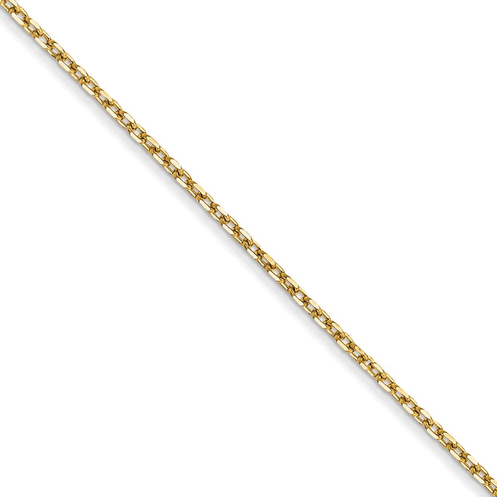 14k 1.0mm D/C Forzantine Cable Chain (1.49 grams)