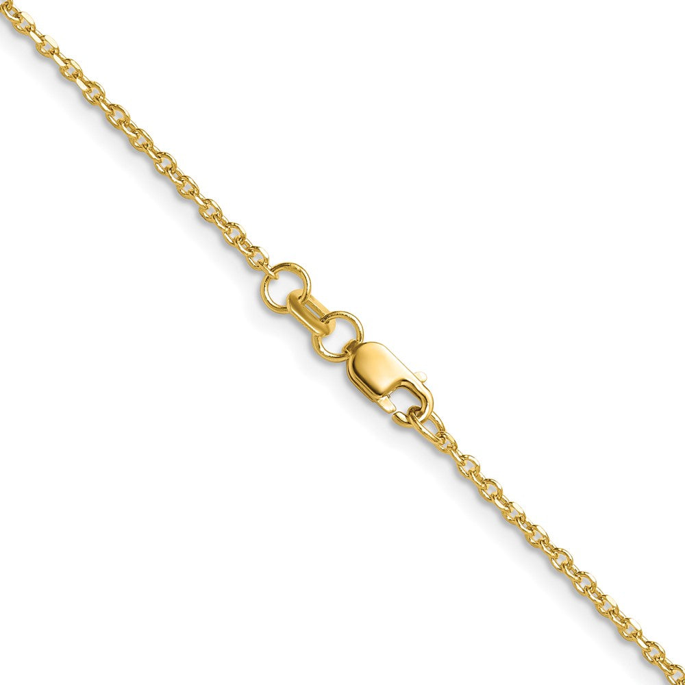 14k 1.4mm D/C Forzantine Cable Chain (2.45 grams)
