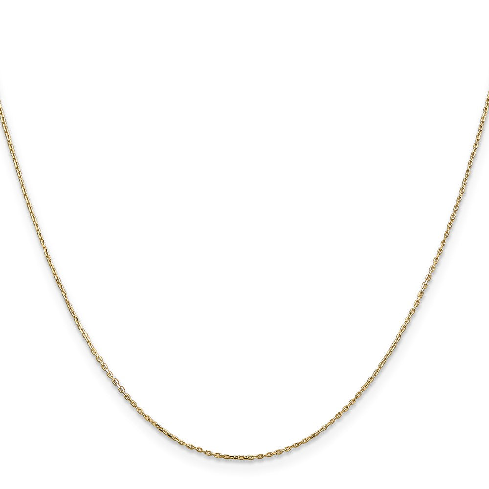 14k .8mm D/C Cable with Lobster Clasp Chain (1.13 grams)