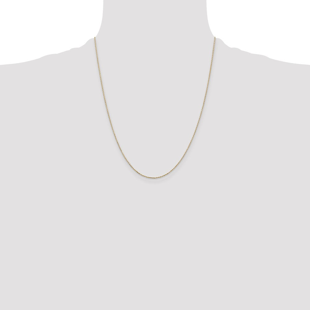 14k .8mm D/C Cable with Lobster Clasp Chain (1.13 grams)