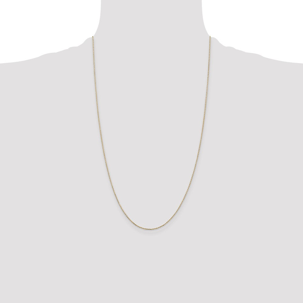 14k .8mm D/C Cable with Lobster Clasp Chain (1.13 grams)