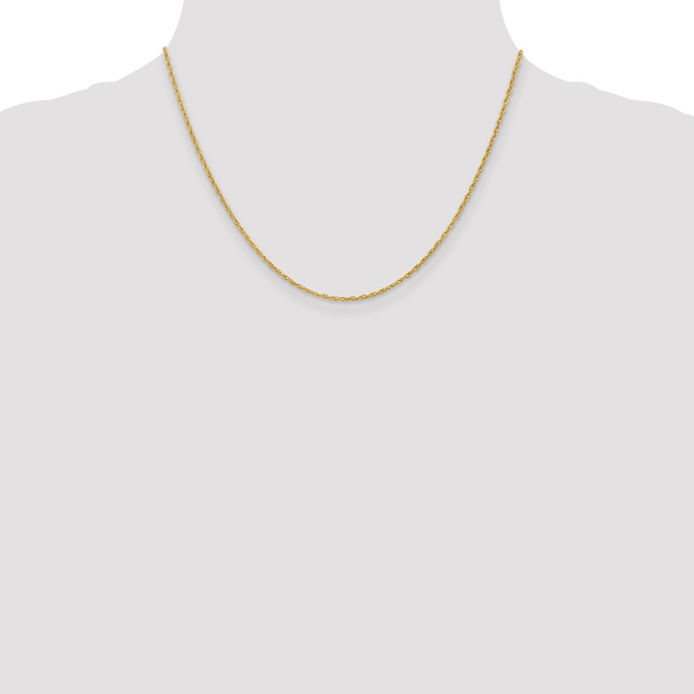 14k 1.3mm Heavy-Baby Rope Chain (1.93 grams)